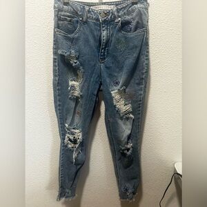 BOGO free- Tinseltown Kids Blue Ripped Jeans
